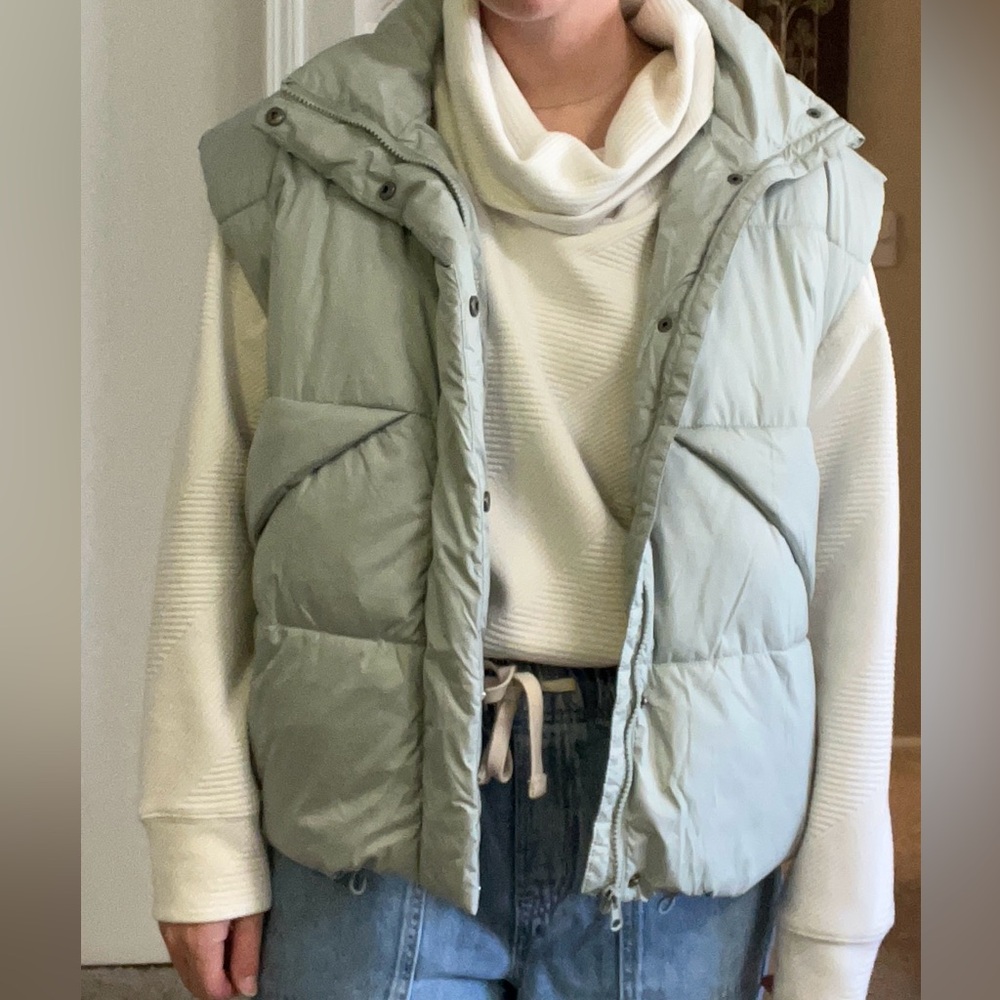 Arizona Jean Company Green Quilted Vest